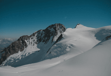 Snow on montain